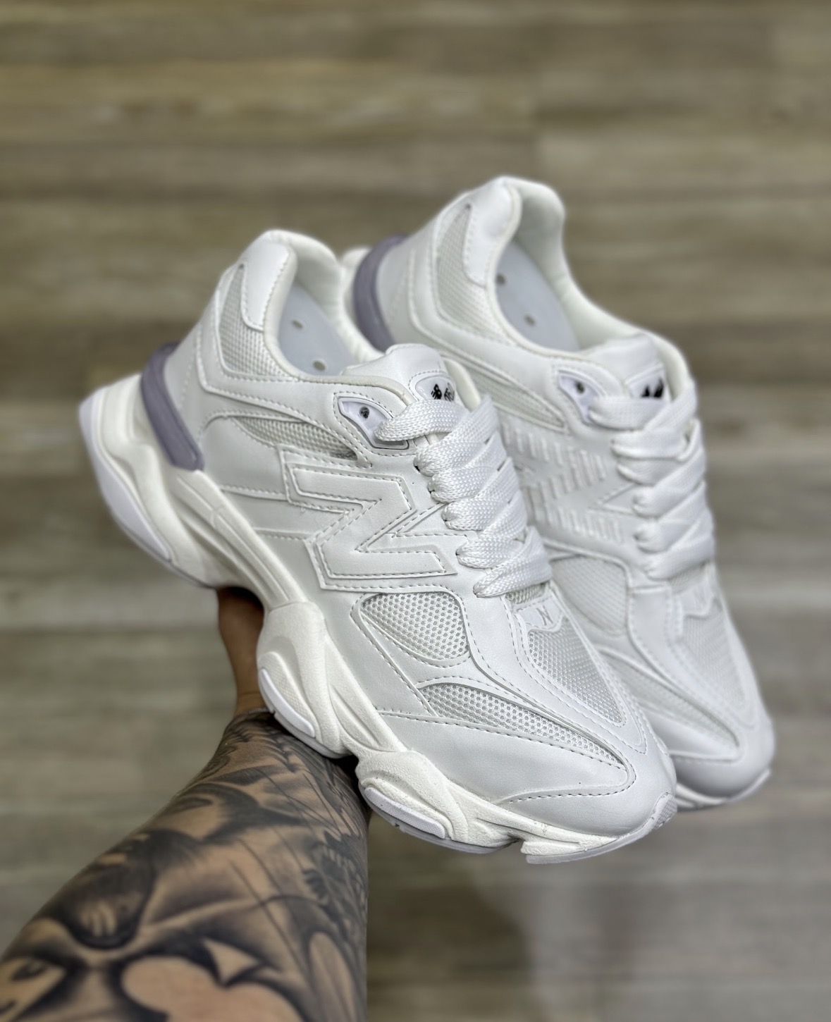 New Balance 9060 All White (Total Branco)